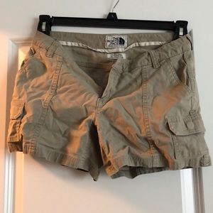 North face khaki shorts